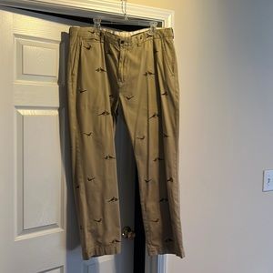 POLO Ralph Lauren Duck Patternl "OG Hunt Club” Khaki Chino Pants